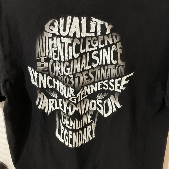 Harley Davidson Lynchburg Tennessee label T-Shirt. Size large - Picture 5 of 11